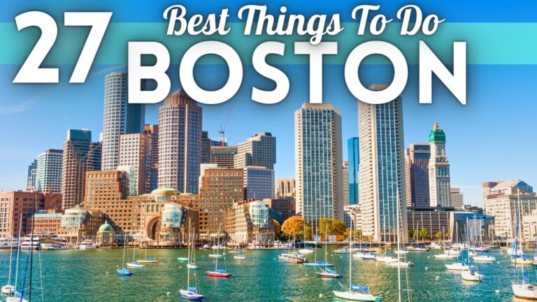 Best Things To Do in Boston 2024 4K